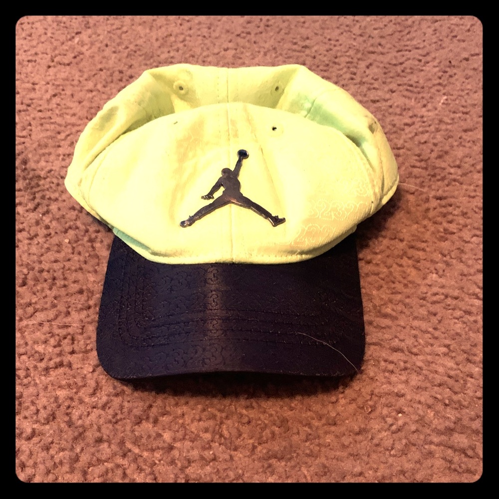 Neon yellow hat